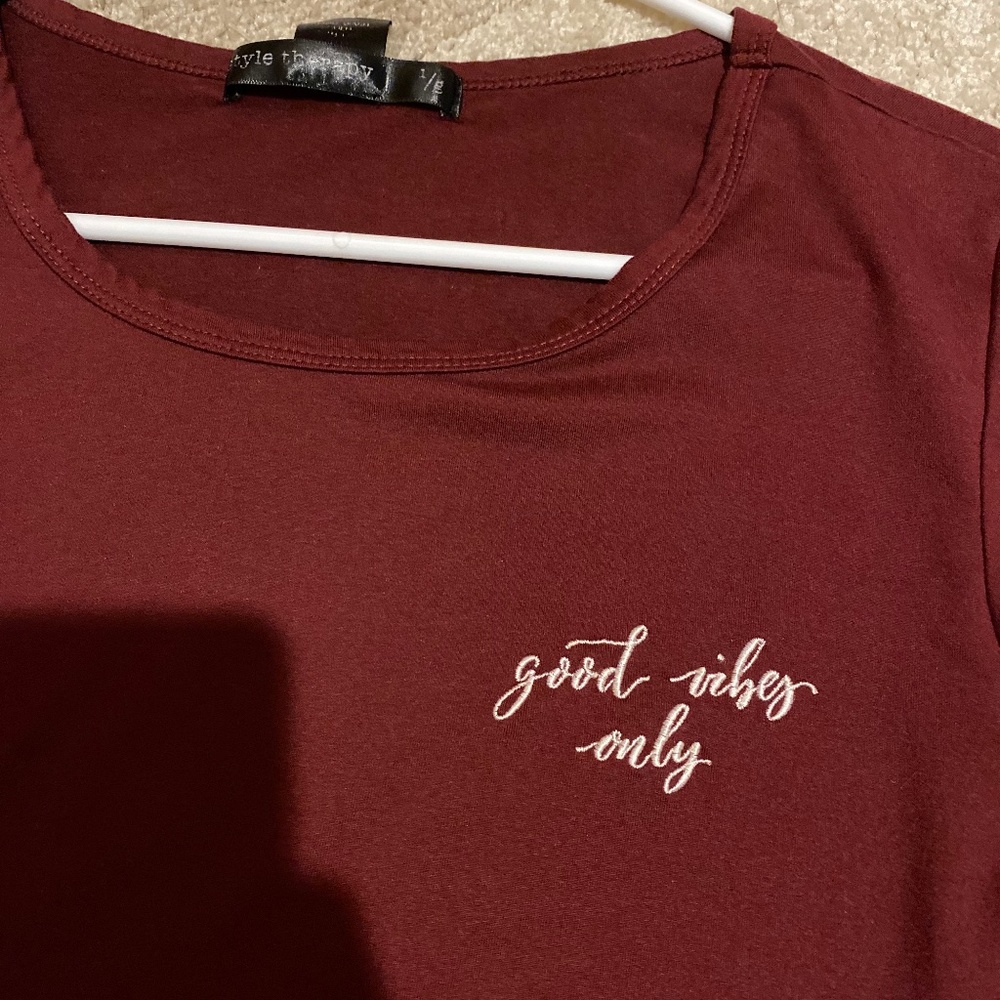 Good vibes short sleeve shirt